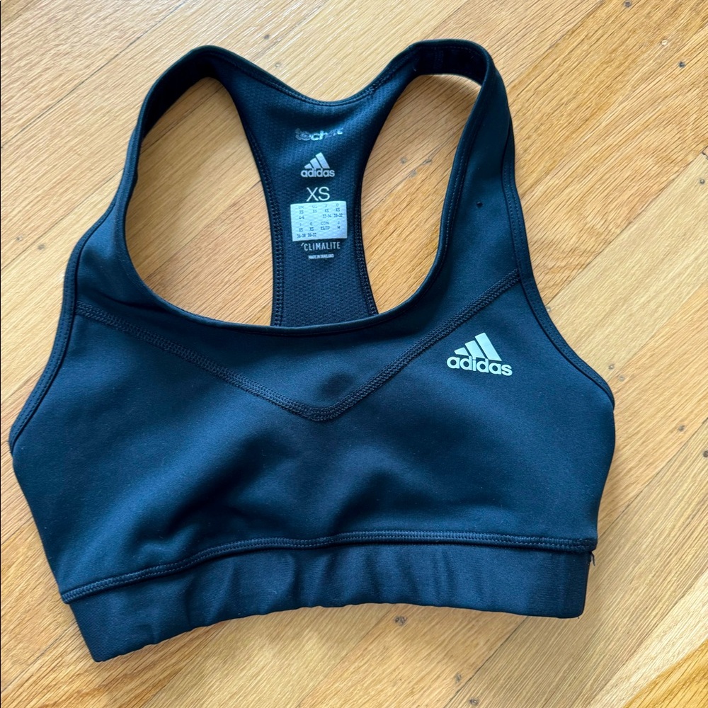 Black XS adidas sports bra - great condition